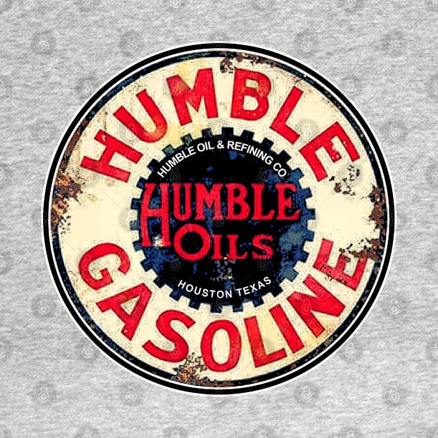 Humble Gasoline Vintage Sign by Wilcox PhotoArt